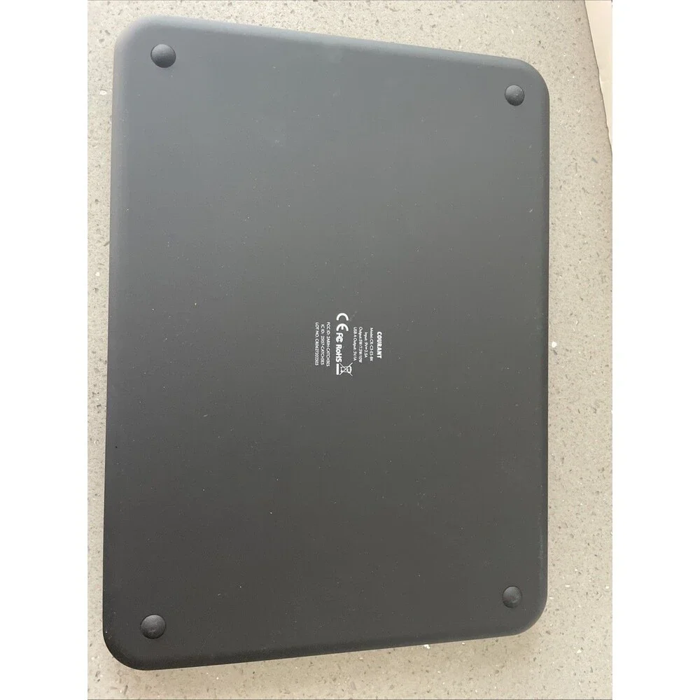 READ Courant Catch:3 Essentials Belgian Linen Wireless Charger & Valet Tray
